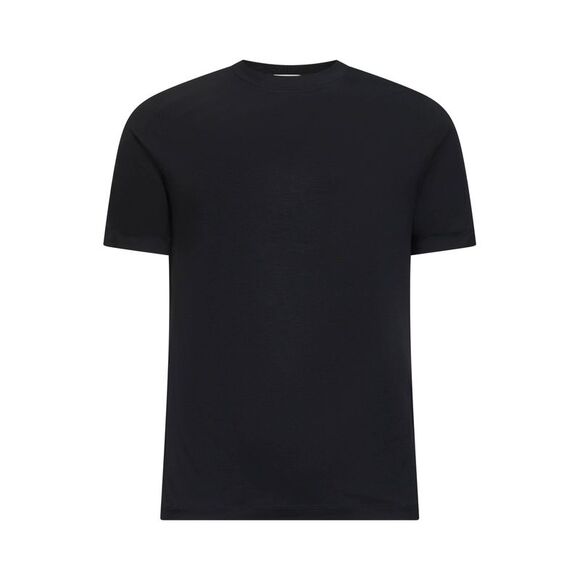 Giorgio Armani Icon Men Black Stretch Viscose Jersey Icon T-Shirt <Br/>